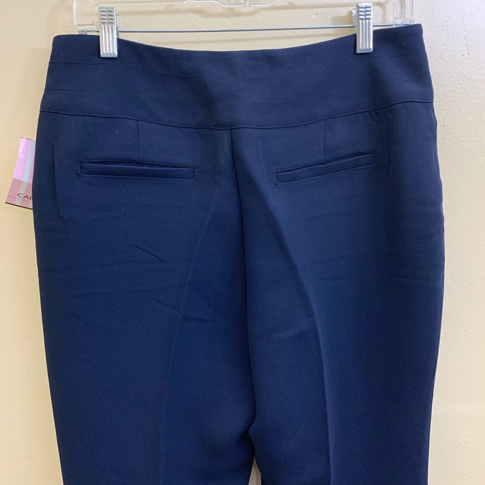 Cabi Curvy Trouser Blue Straight Leg Size 8 - Picture 7 of 8